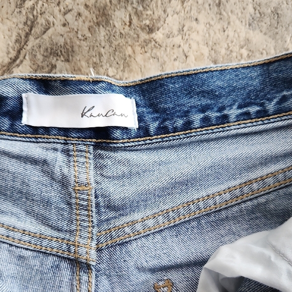 KanCan Light Blue Distressed Boyfriend Jeans - Picture 2 of 14